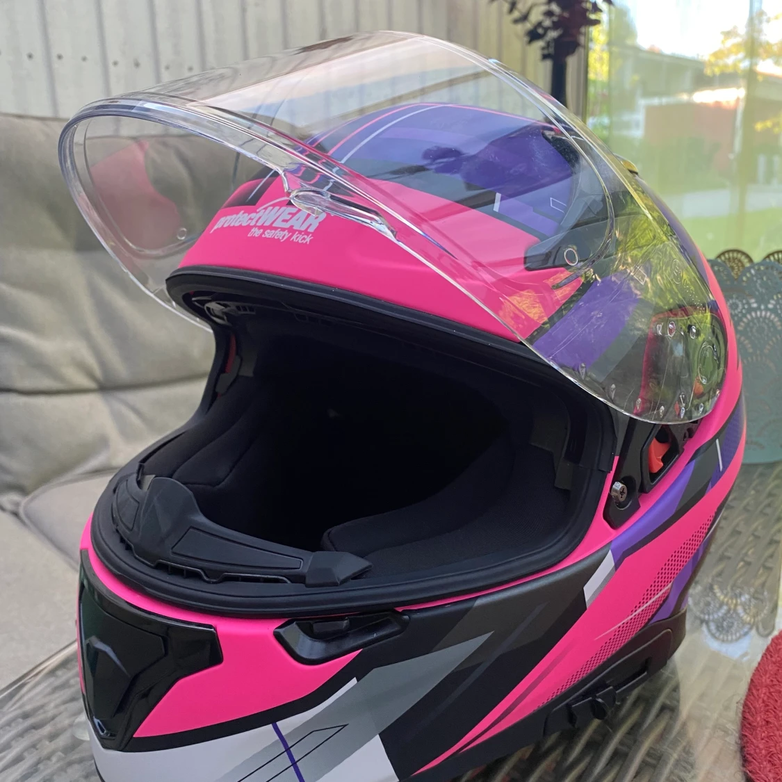 moppehjälm / MC hjälm 