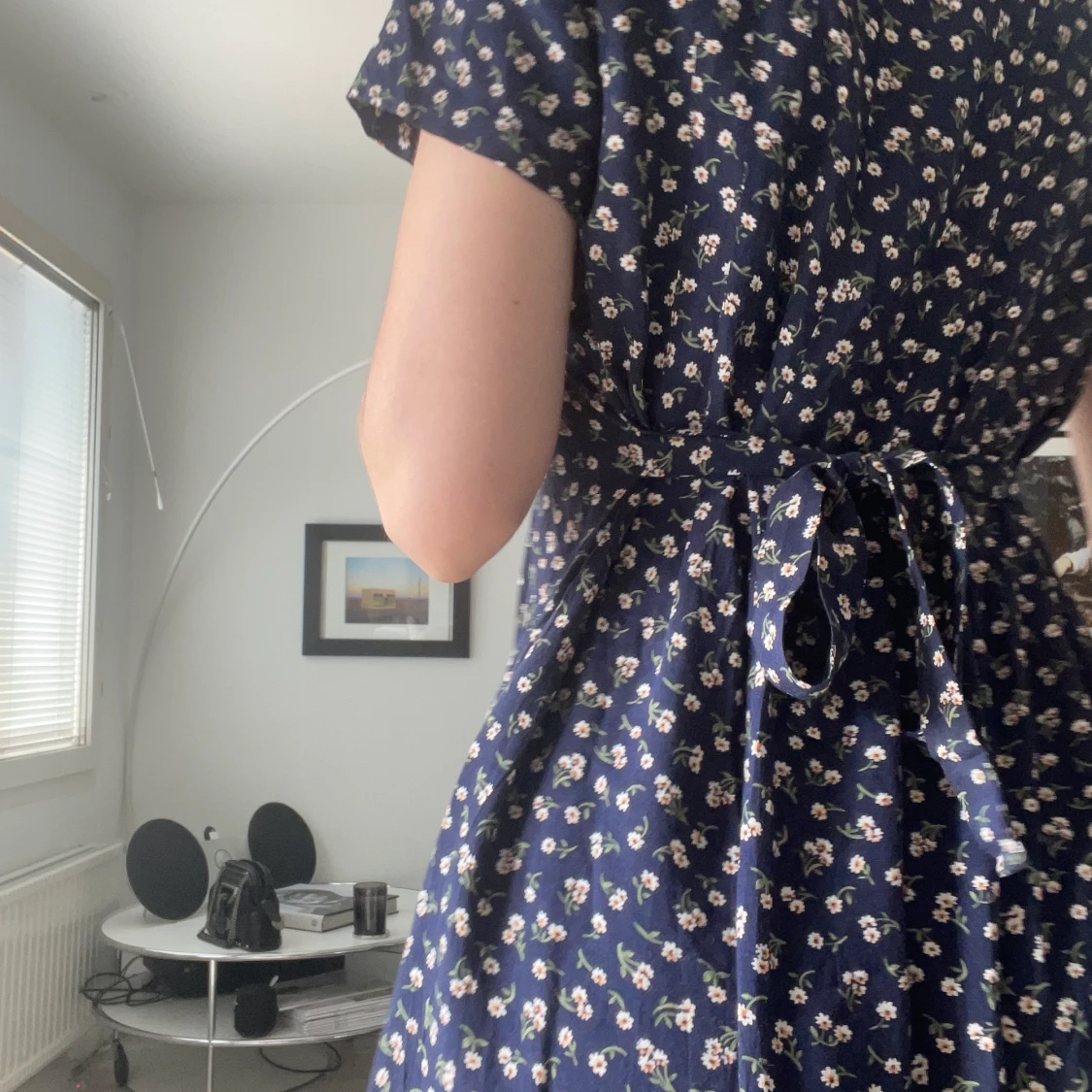 Blommig klänning - 90