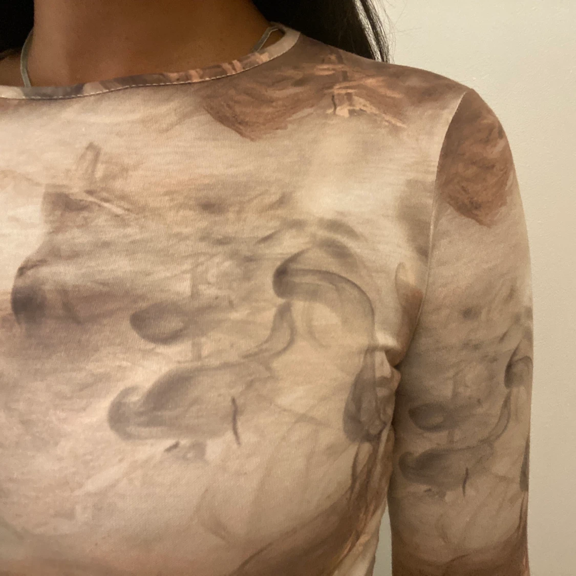 Topp med mönster - 90