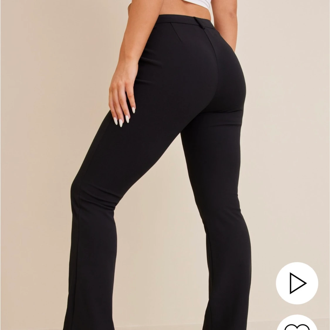 Svarta kostymbyxor  - 91