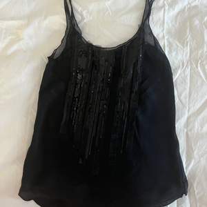 Original Diesel top with sequins and open back