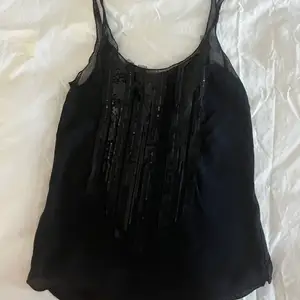 Original Diesel top with sequins and open back