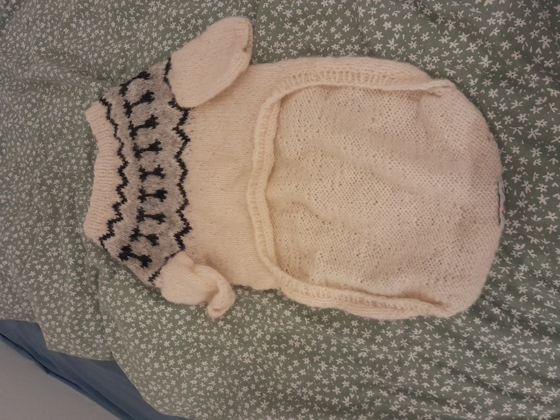 Hundkläder handstickade