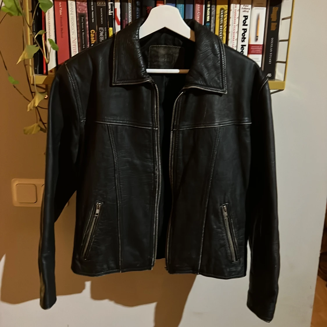 Frifräsig Läderjacka