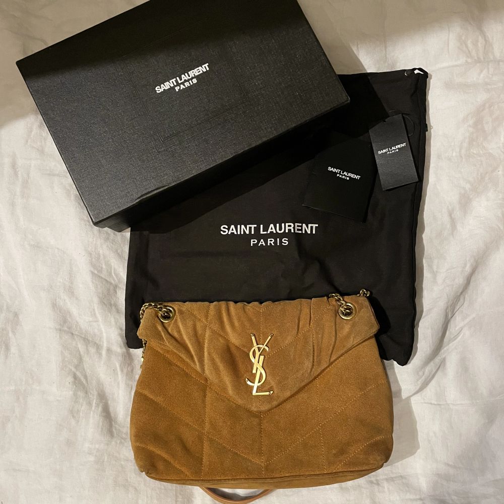 Brun Ysl väska - Yves Saint Laurent | Plick Second Hand