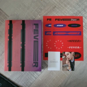 ATEEZ Fever pt.1 KPOP - Allt som kom med albumet är inkluderat! Jongho photocard! FRAKTEN är inkluderat i priset