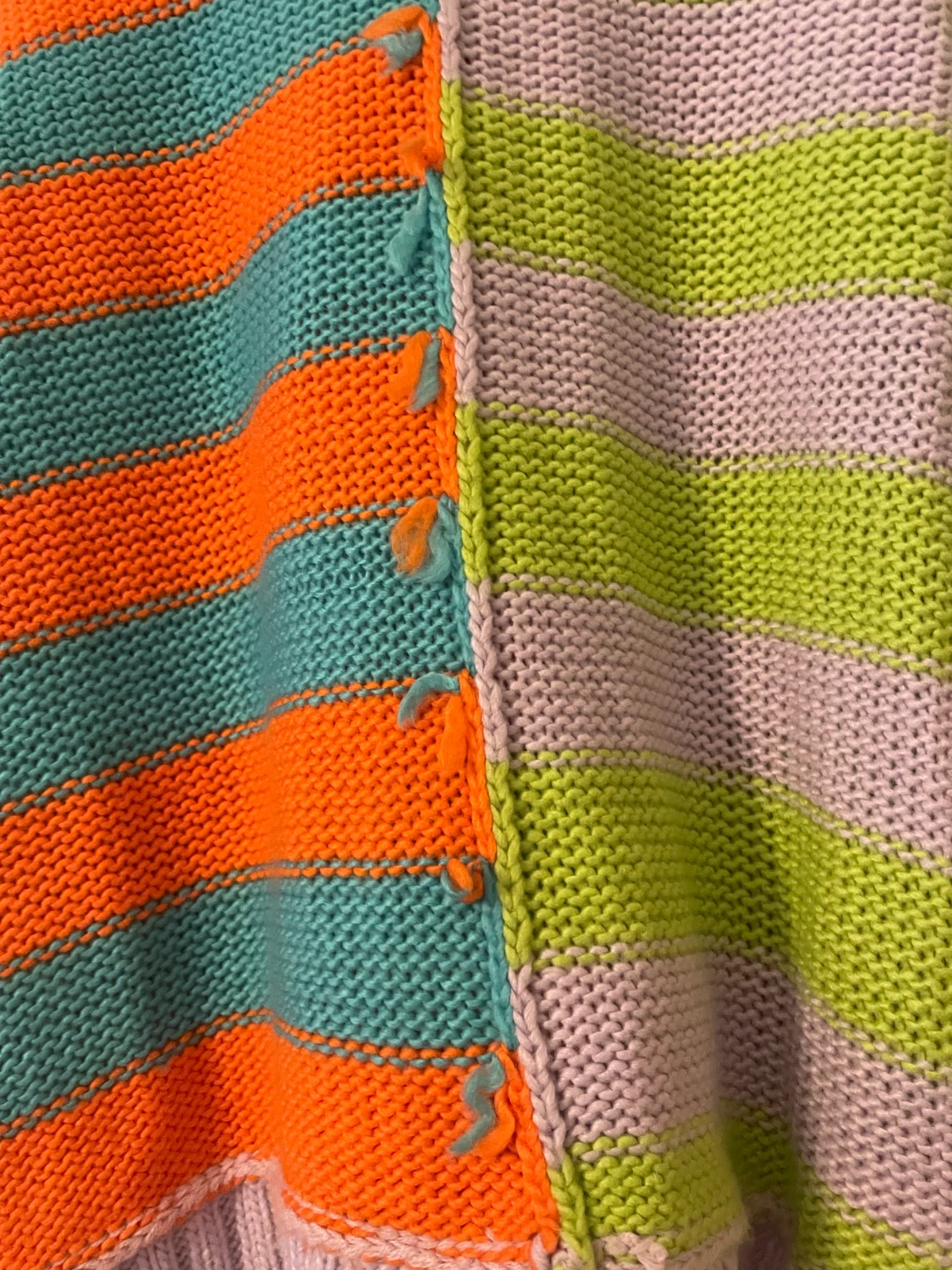 Flerfärgad två sidig tröja