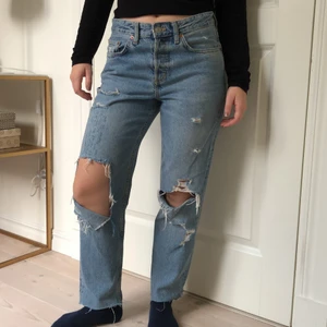 Jeans H&M boyfriend low waist - Jeans från H&M med låg midja