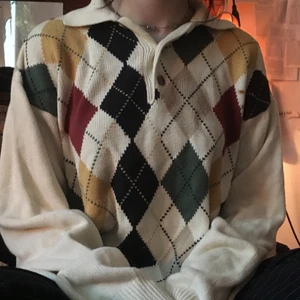 Mönstrad kofta - Unik. 