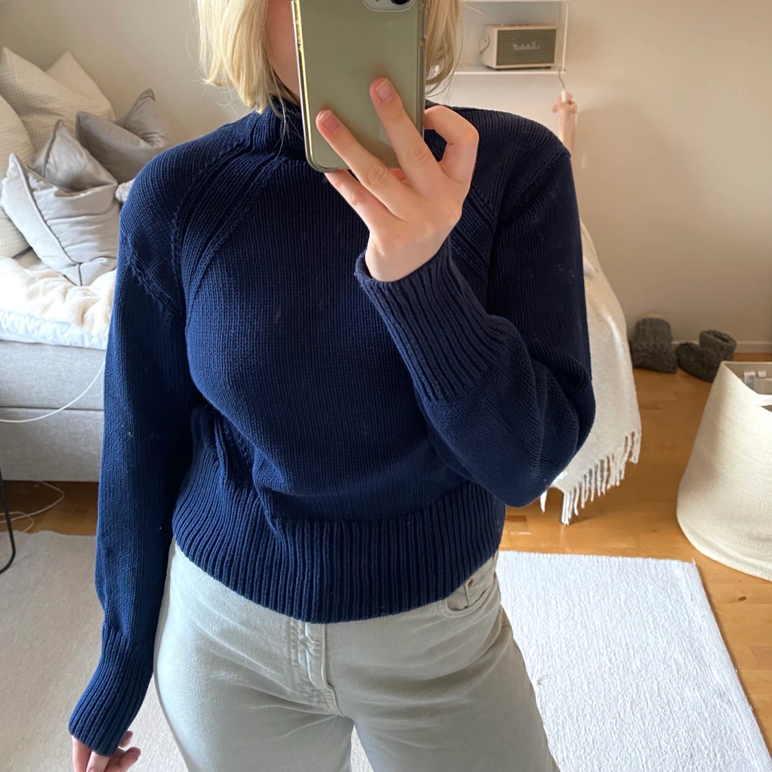 Stickad tröja  - 90