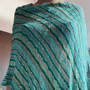 Missioni Poncho - Grön Poncho från Missoni
