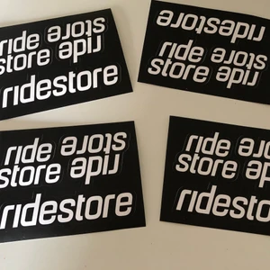 Ridestore klistermärken  - 12st Ridestore klistermärken. Frakt på 13 tillkommer