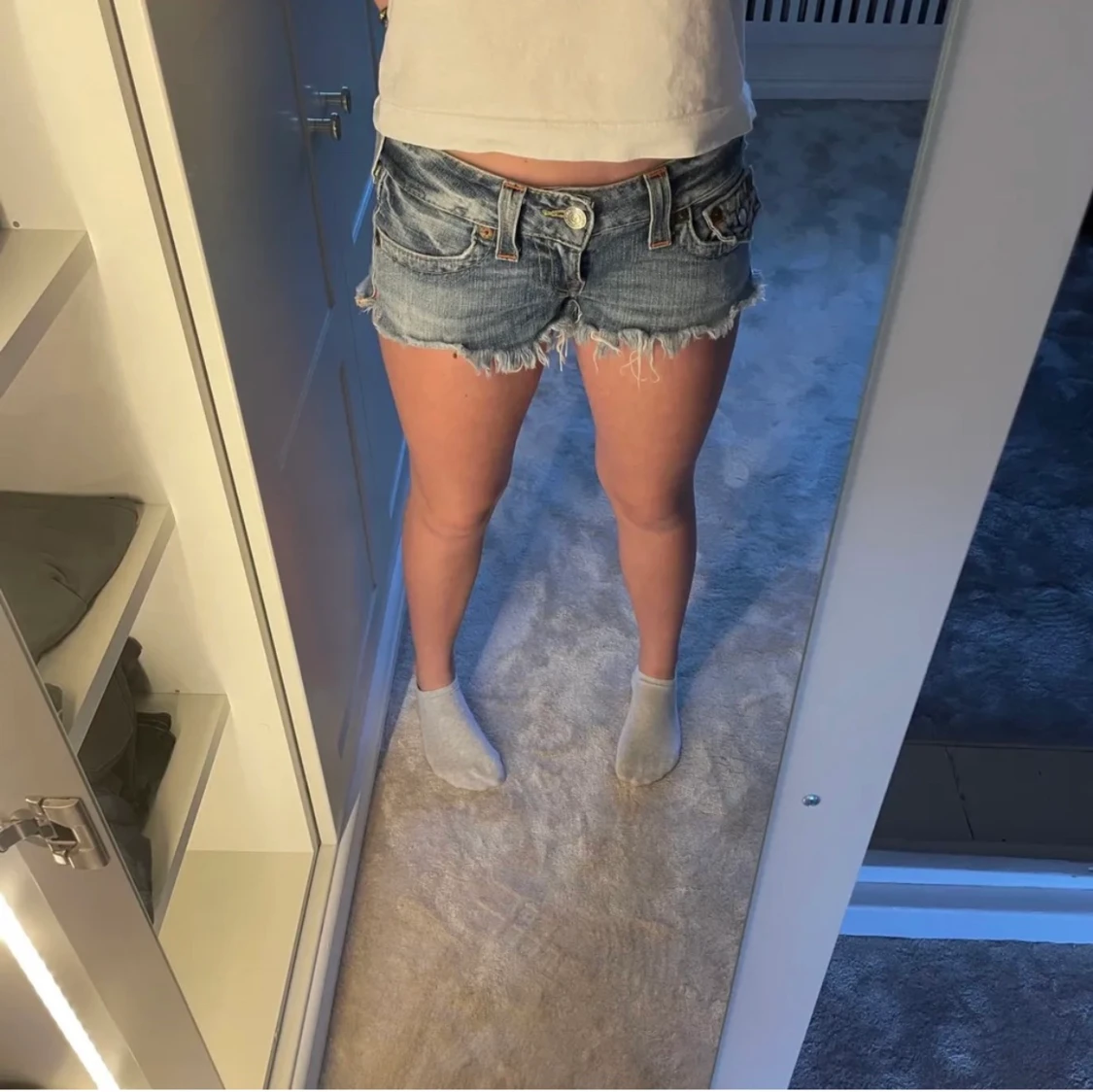 Lågmidjade shorts