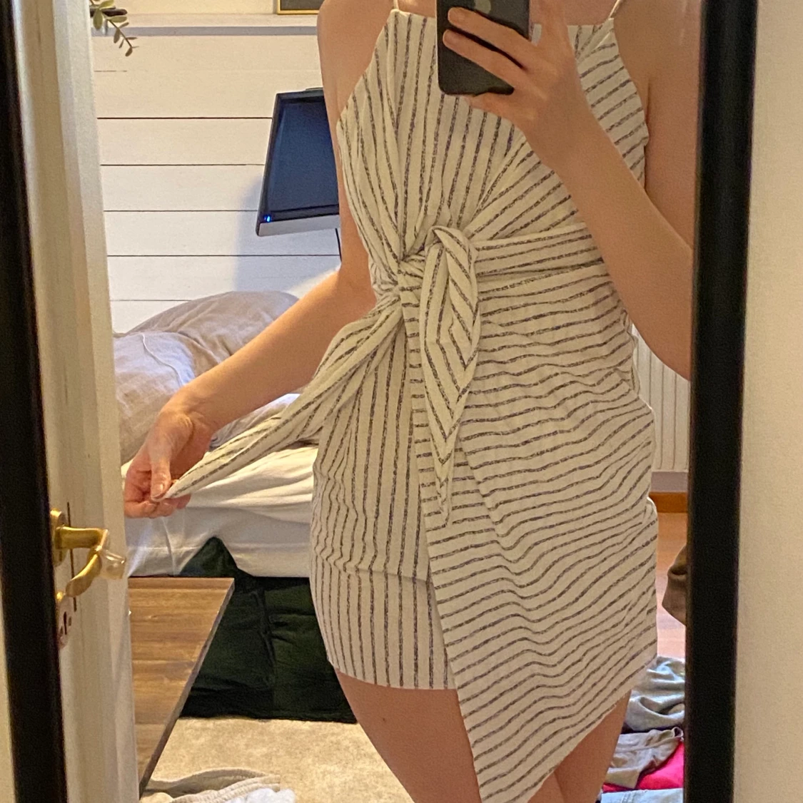 Randig klänning  - 91