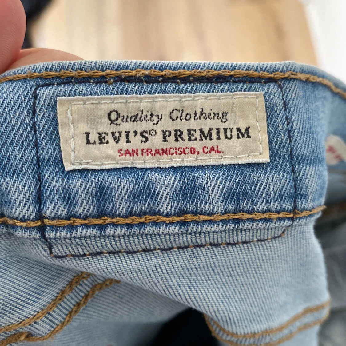 Levi’s jeans ljusblåa  - 90