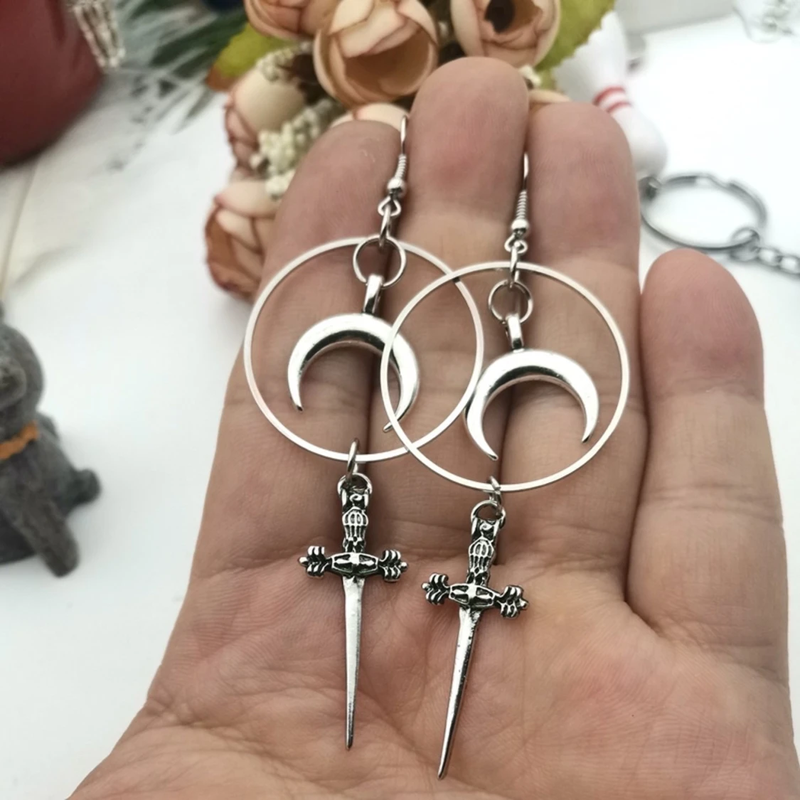 Witchy Moon Örhängen - 90