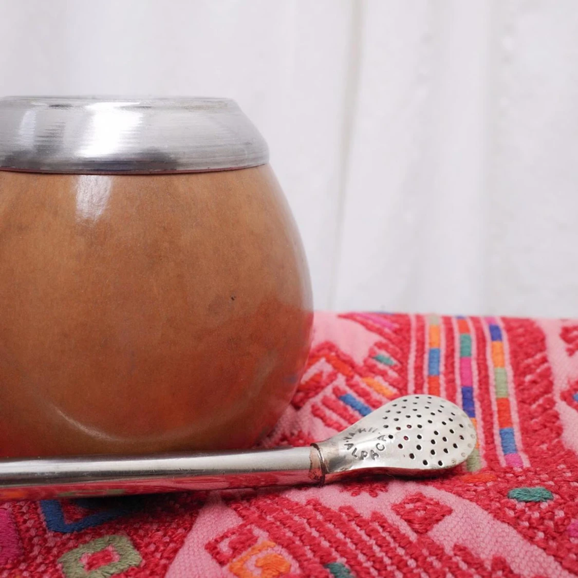 Handmade Maté Tea Set With Gourd & Straw - 91