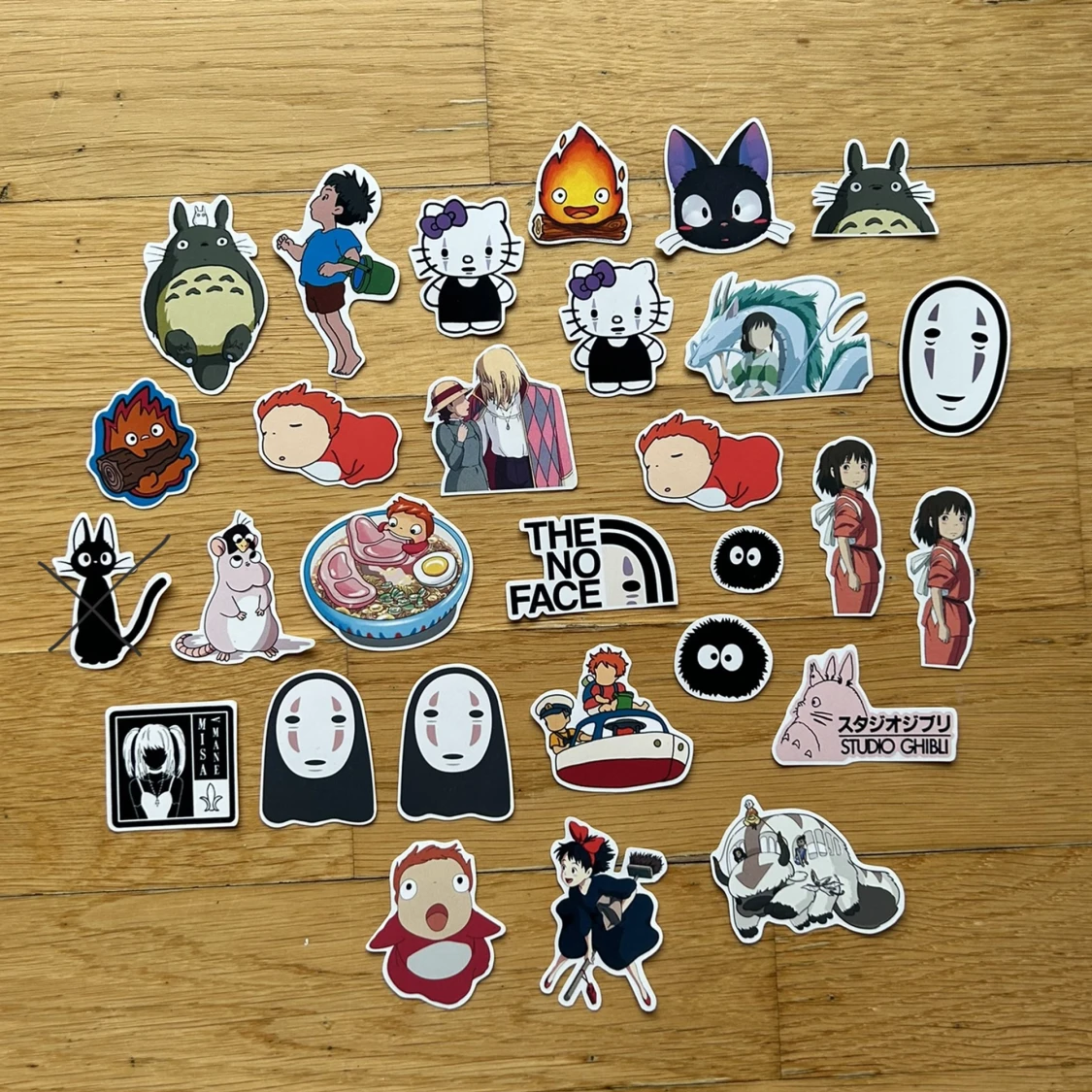 Studio ghibli klistermärken #46