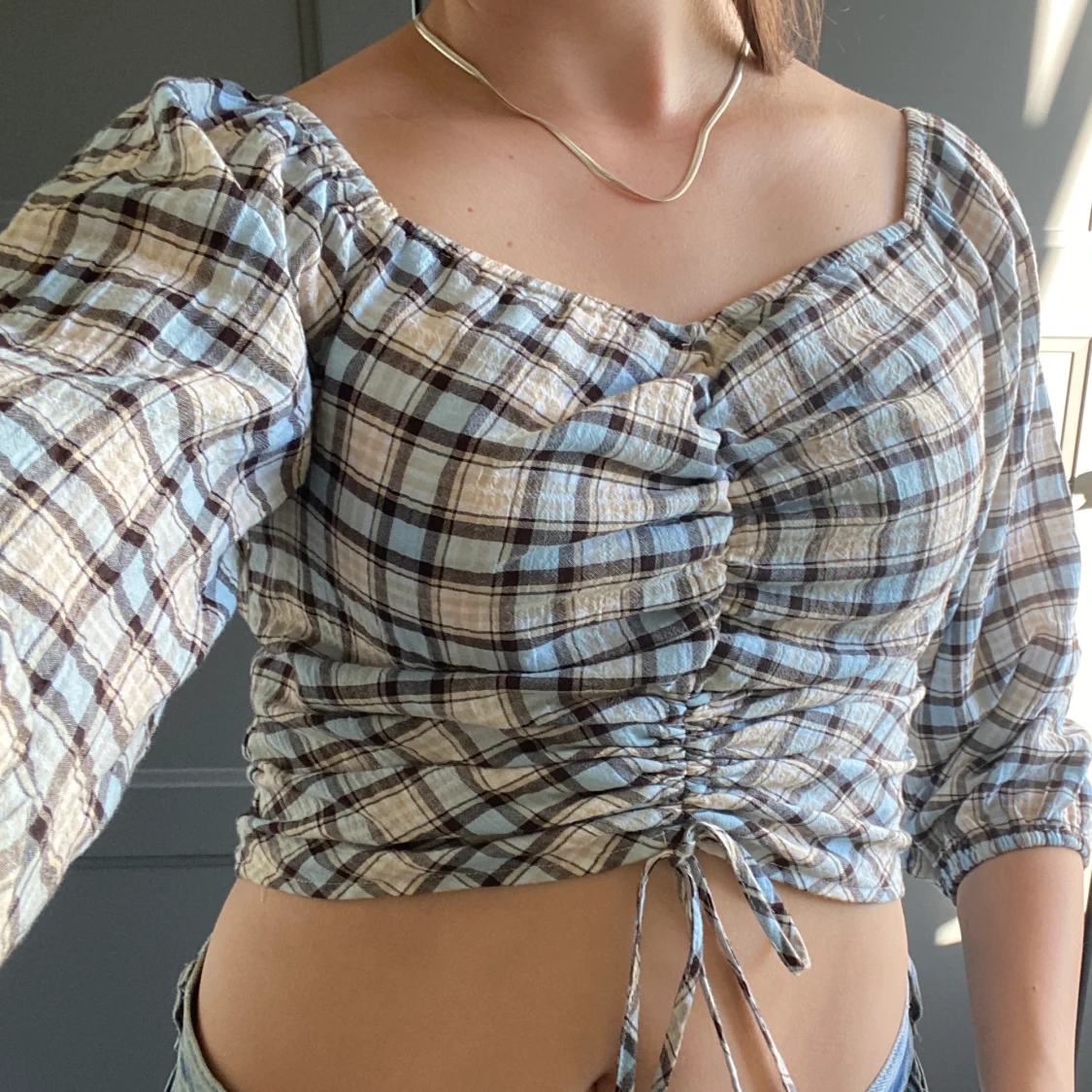 Rutig topp strl S/XS