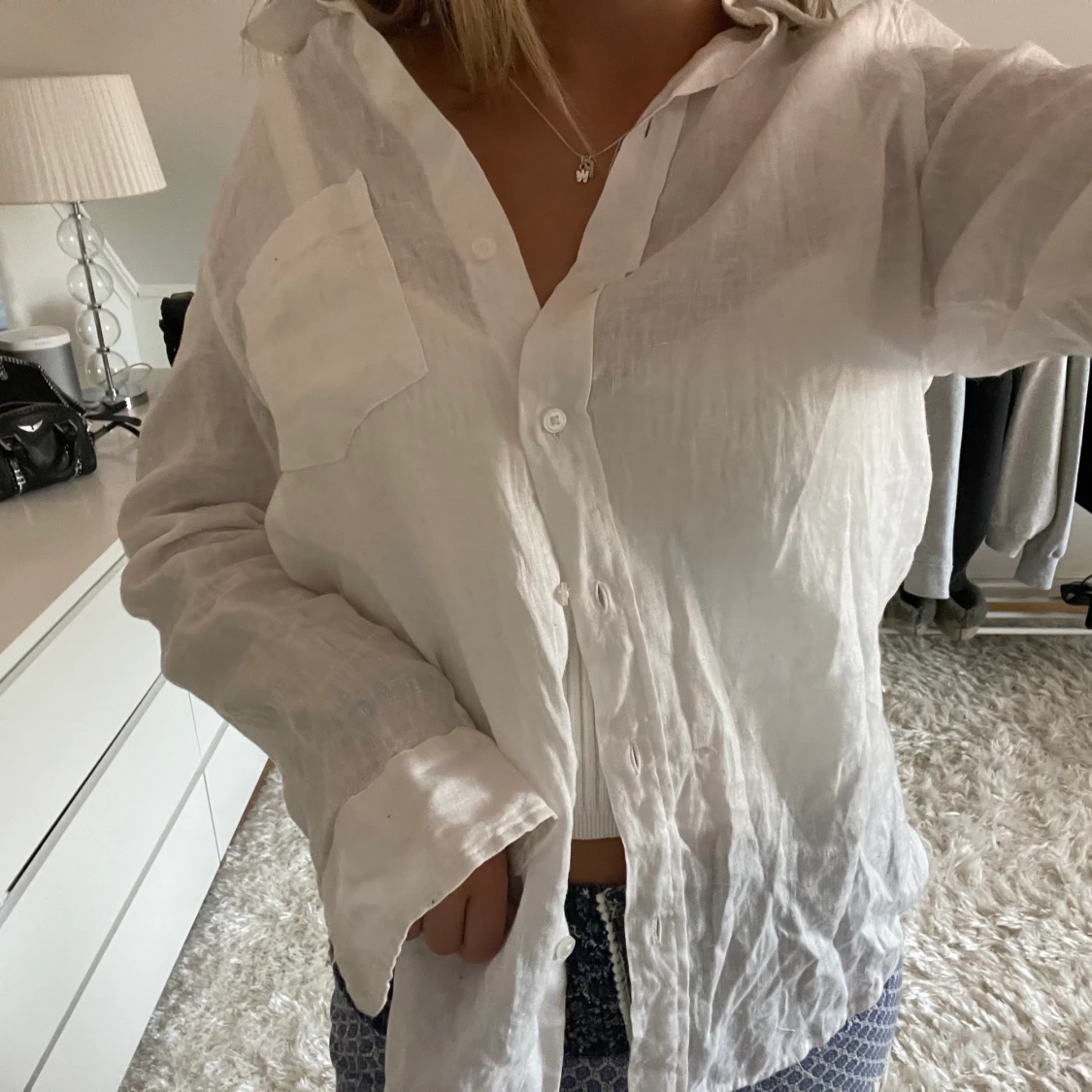  Linnea skjorta vit  - 91