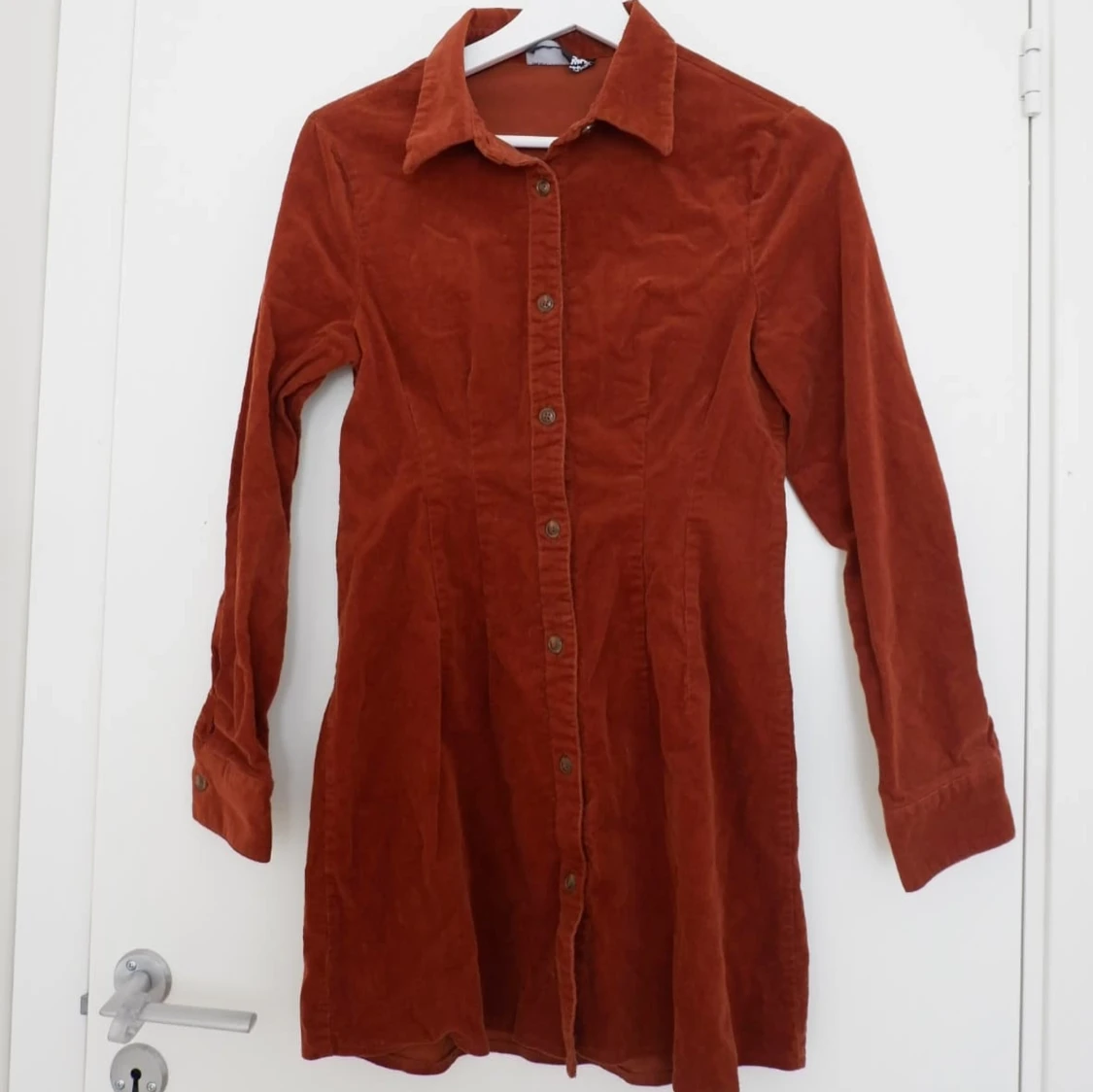 Manchester skjortklänning i rostrött / Asos Petite - 91