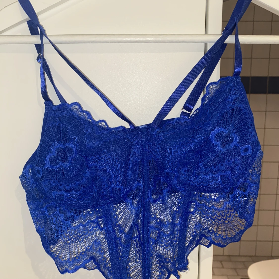 Mörkblå bh topp