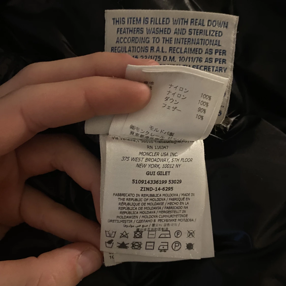 Moncler Gui Väst - 90
