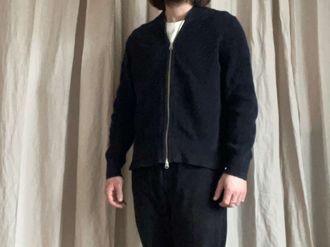 Arket kofta zip - svart - 90