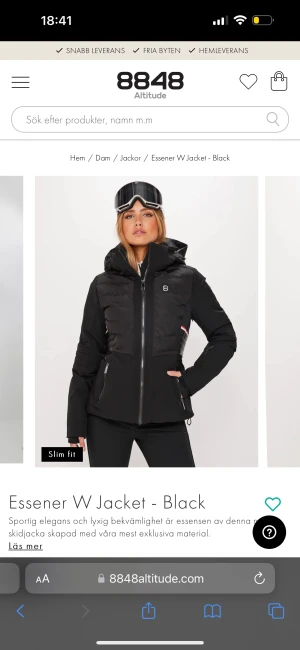 8848 attitude jacka - Storlek 38, köpt för 3 veckor sedan för 3799 kr! Kvitto finns💞