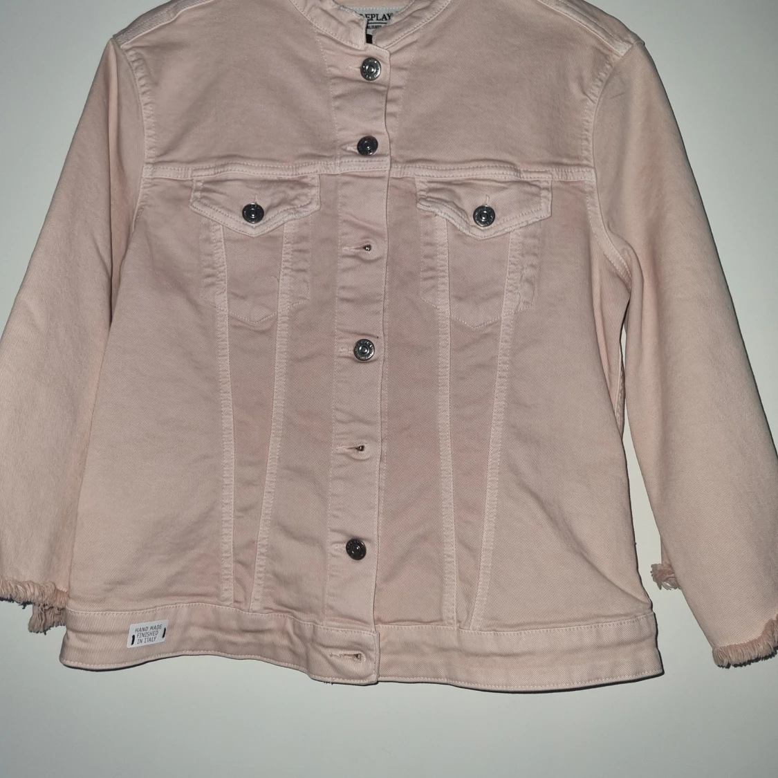 Ljusrosa Replay jeansjacka M - 91