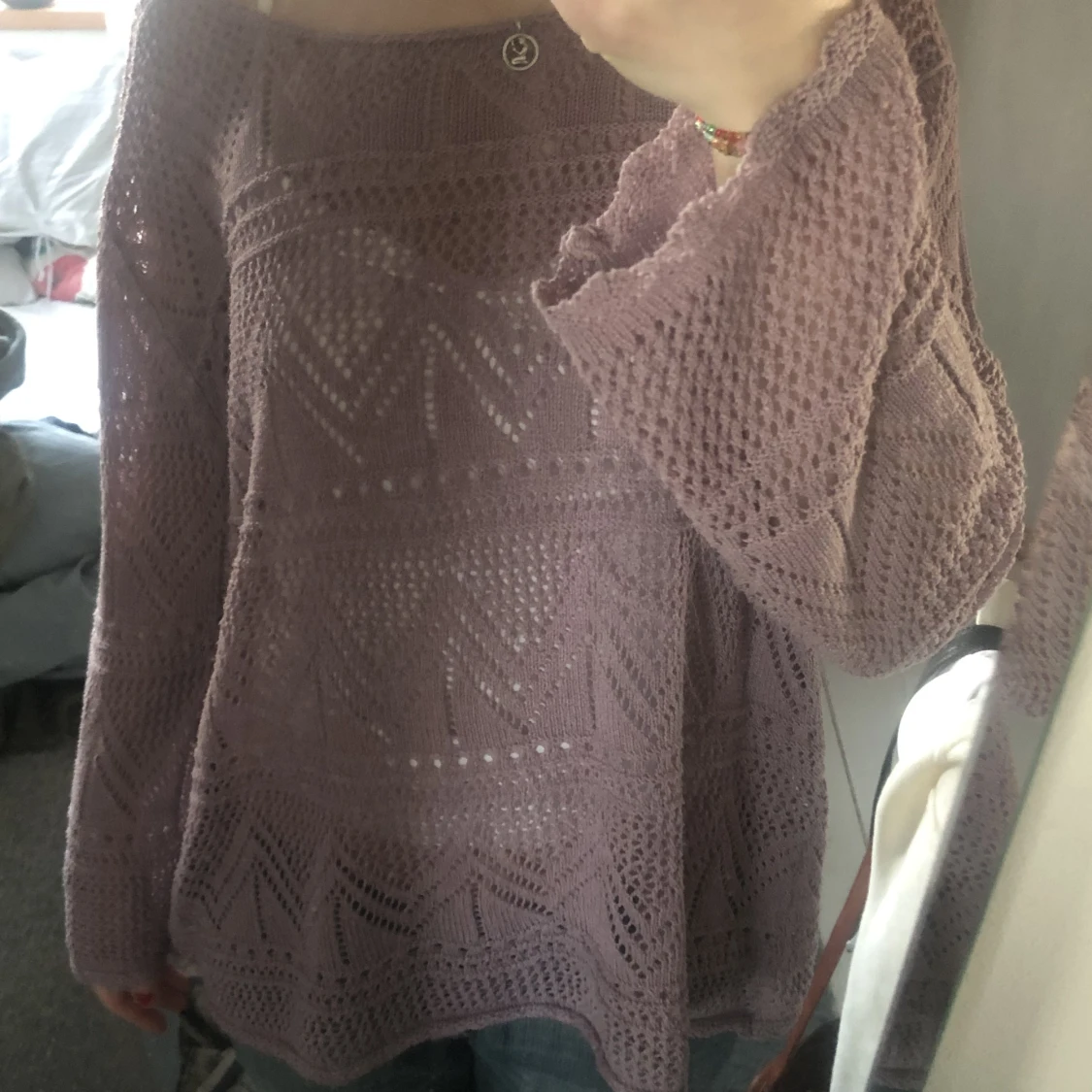 Söt virkad tröja - 91