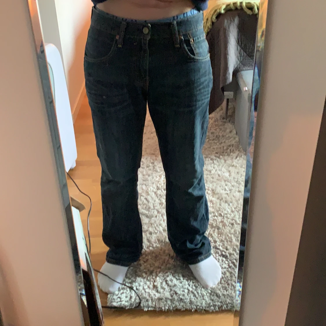 Lågmidjade Levis jeans