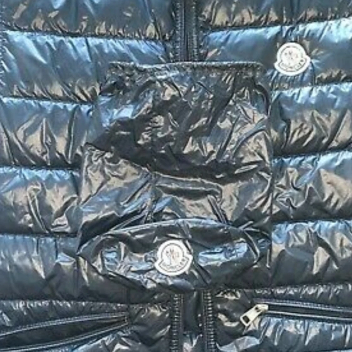 Moncler Gui Gilet Navy Size 2 - 90