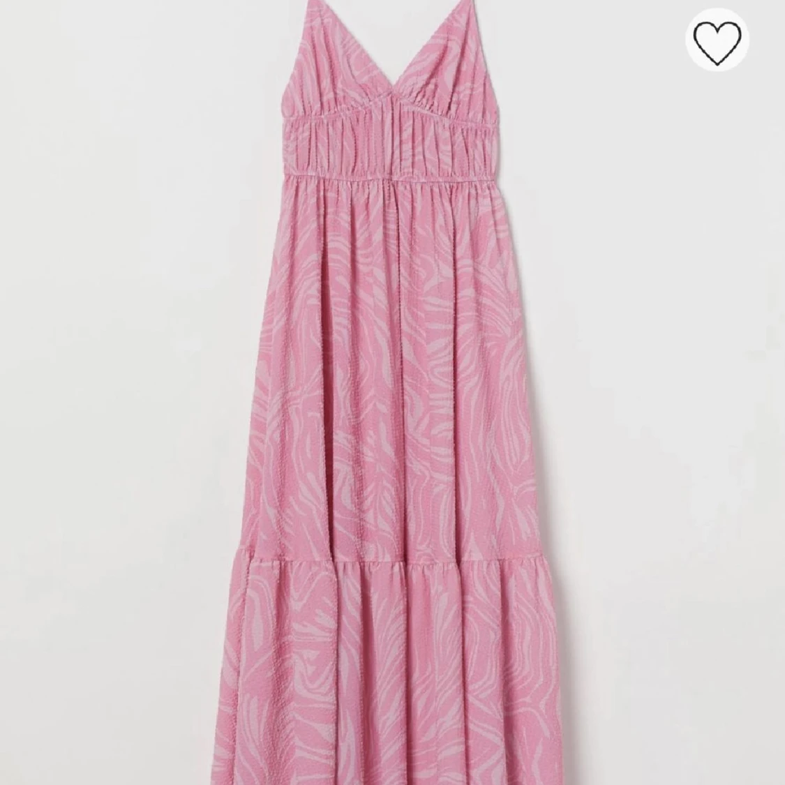 Rosa långklänning HM