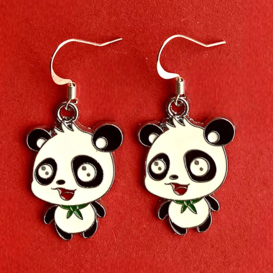 Panda örhängen ❤️
