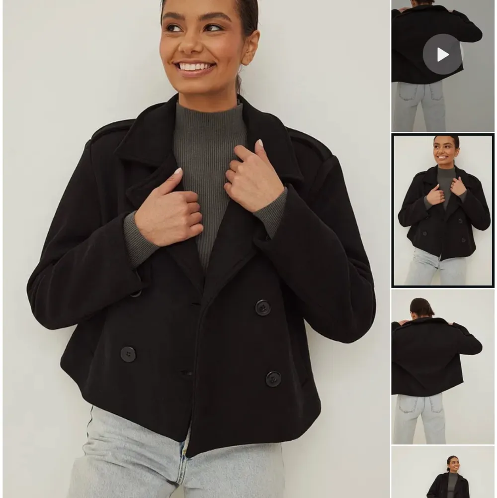 Funderar på att sälja denna populära jacka/kappa från NAKD. Knappt använd. Säljer endast vid bra bud. Köpare står för frakten💕 köp direkt för 1200  . Jackor.