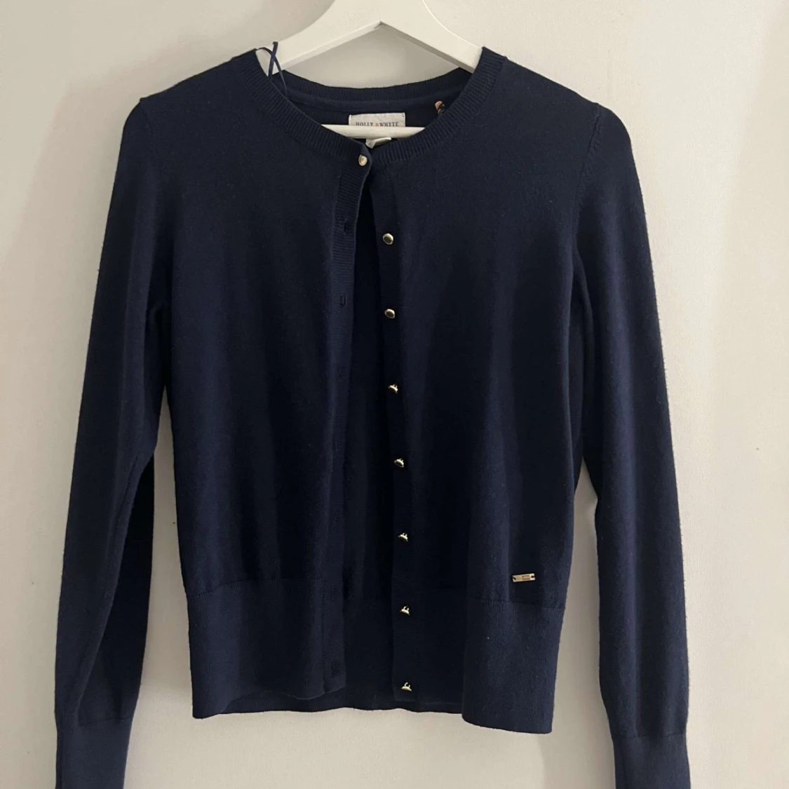 Marinblå kofta - 90