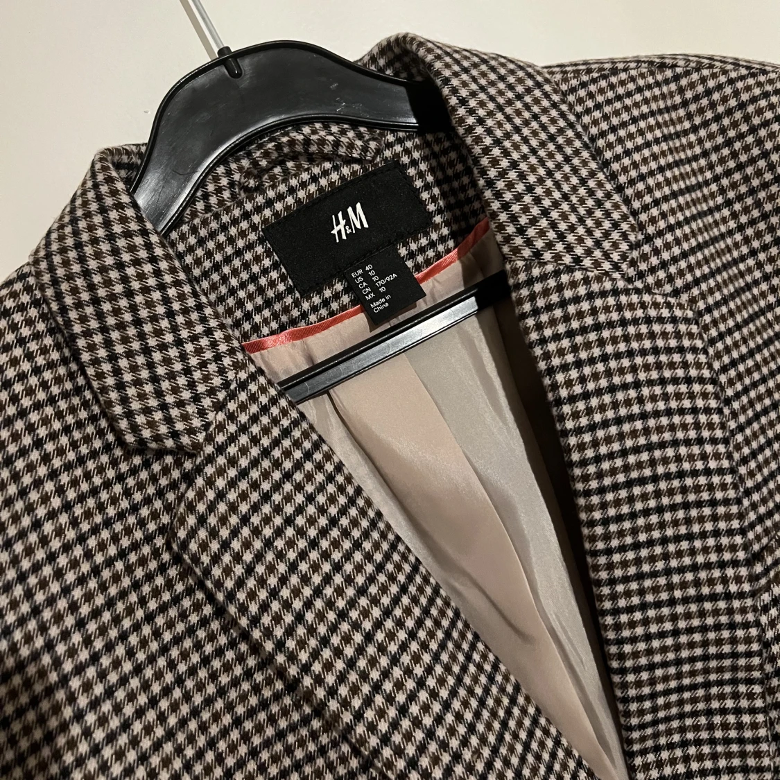 Rutig H&M kavaj 🤎 - 90