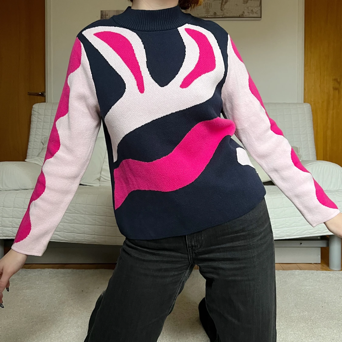 Mönstrad tröja - 90