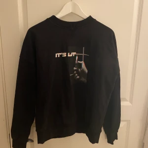 Sweater - Sweater med tryck på bröstet, använd nån gång, köpt från nakd för något år sedan, storlek medium.