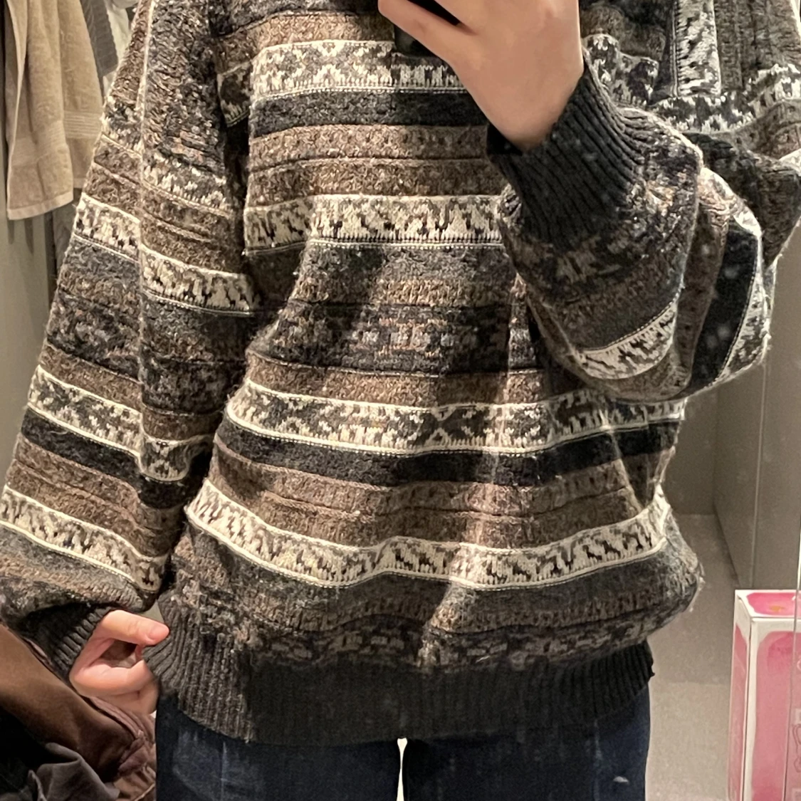 vintage stickad tröja