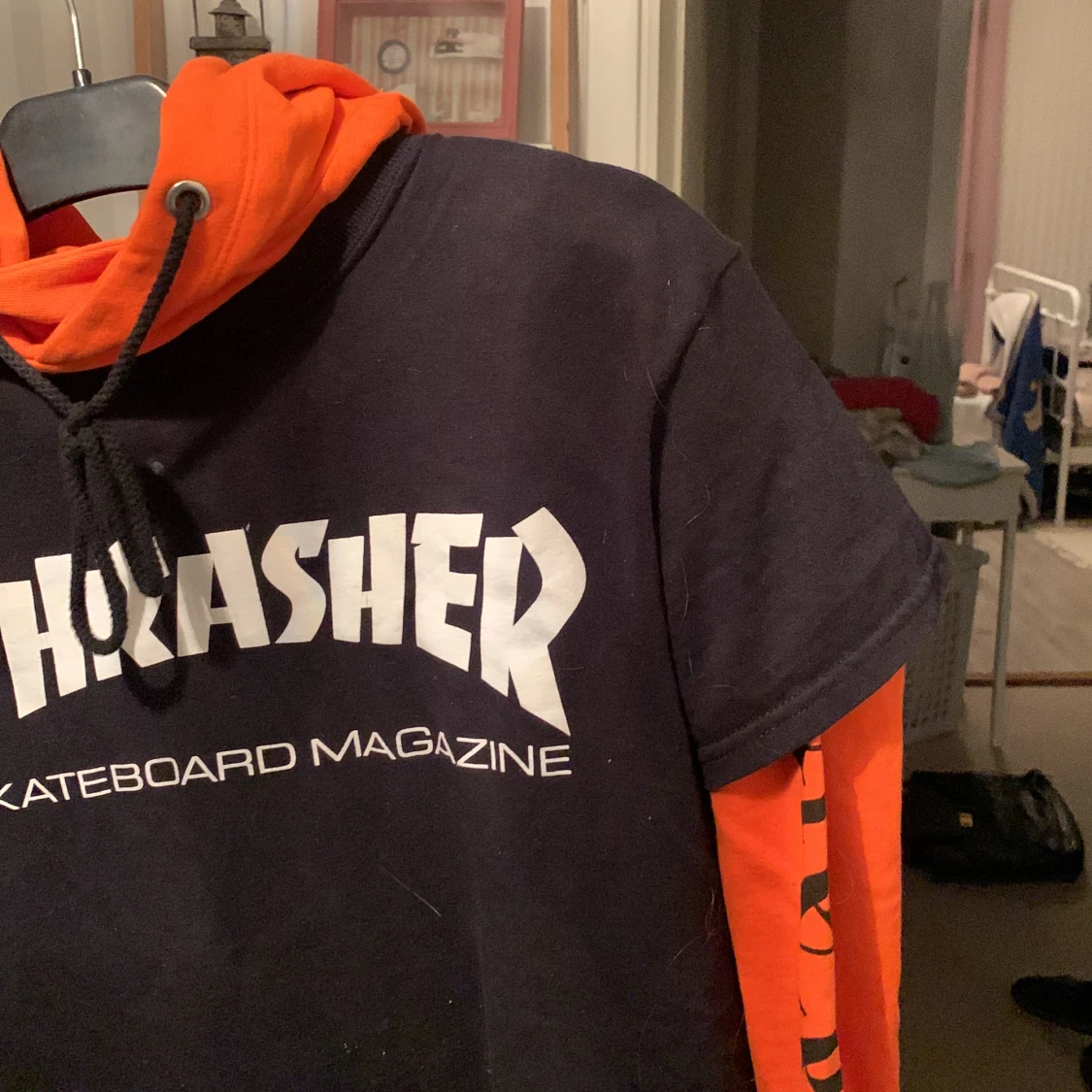 Thrasher tröja + hoodie  - 90
