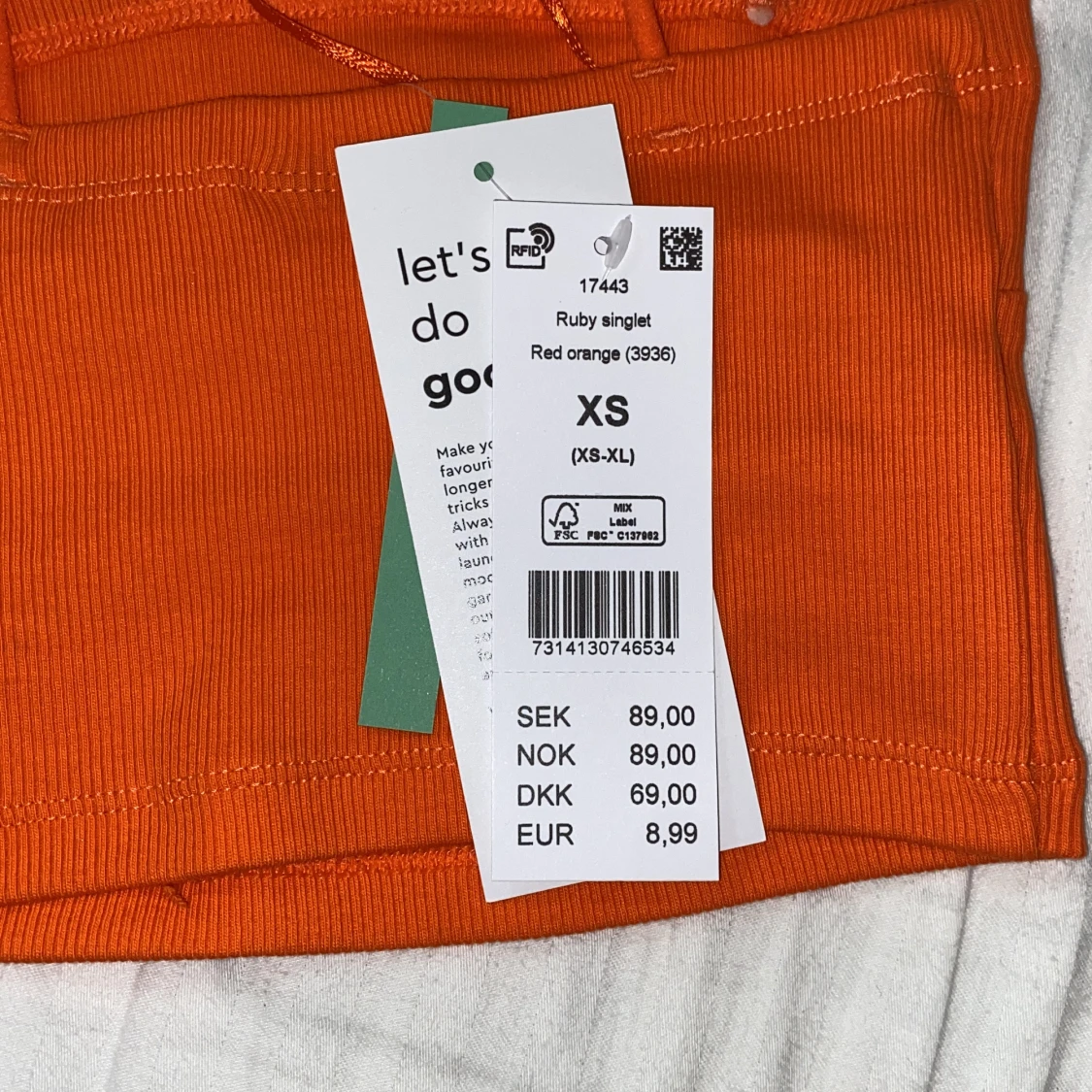 Gina tricot linne orange XS - 91