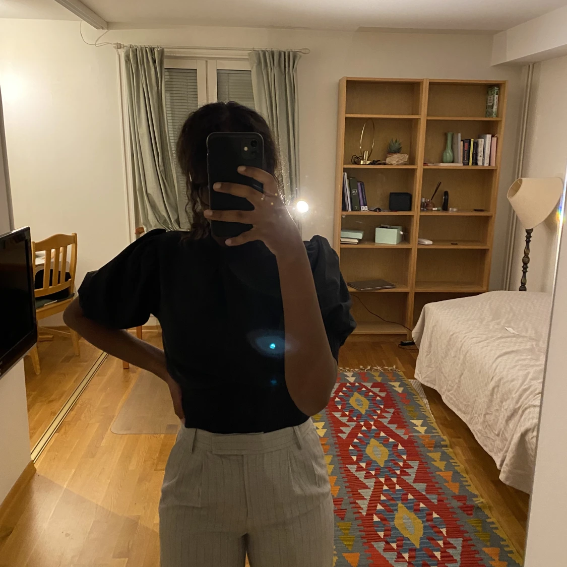 Grå Kostymbyxor  - 91