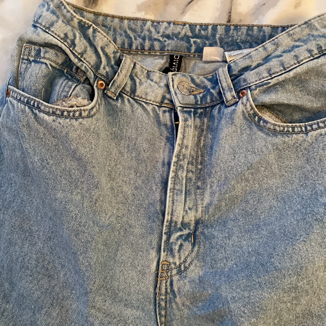 Blå Baggy jeans! Använda några få gånger - 90