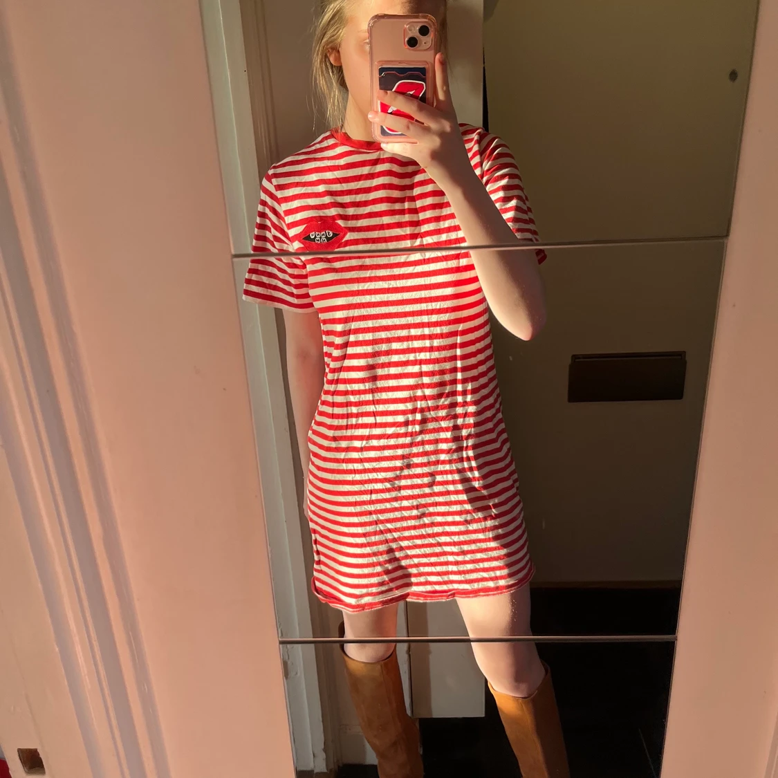 Randig klänning  - 90