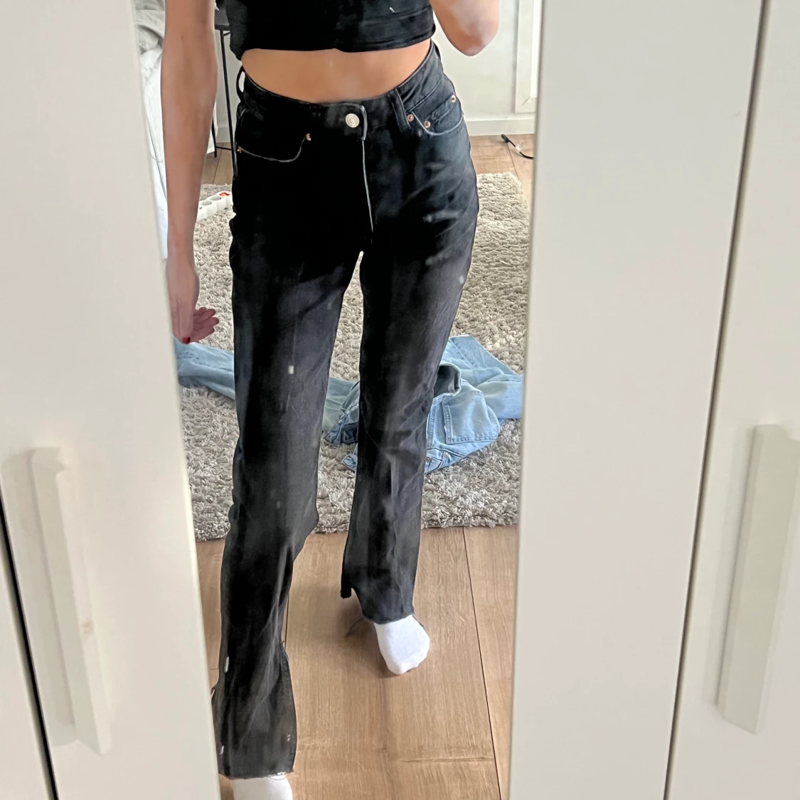 Jeans med slits - 91