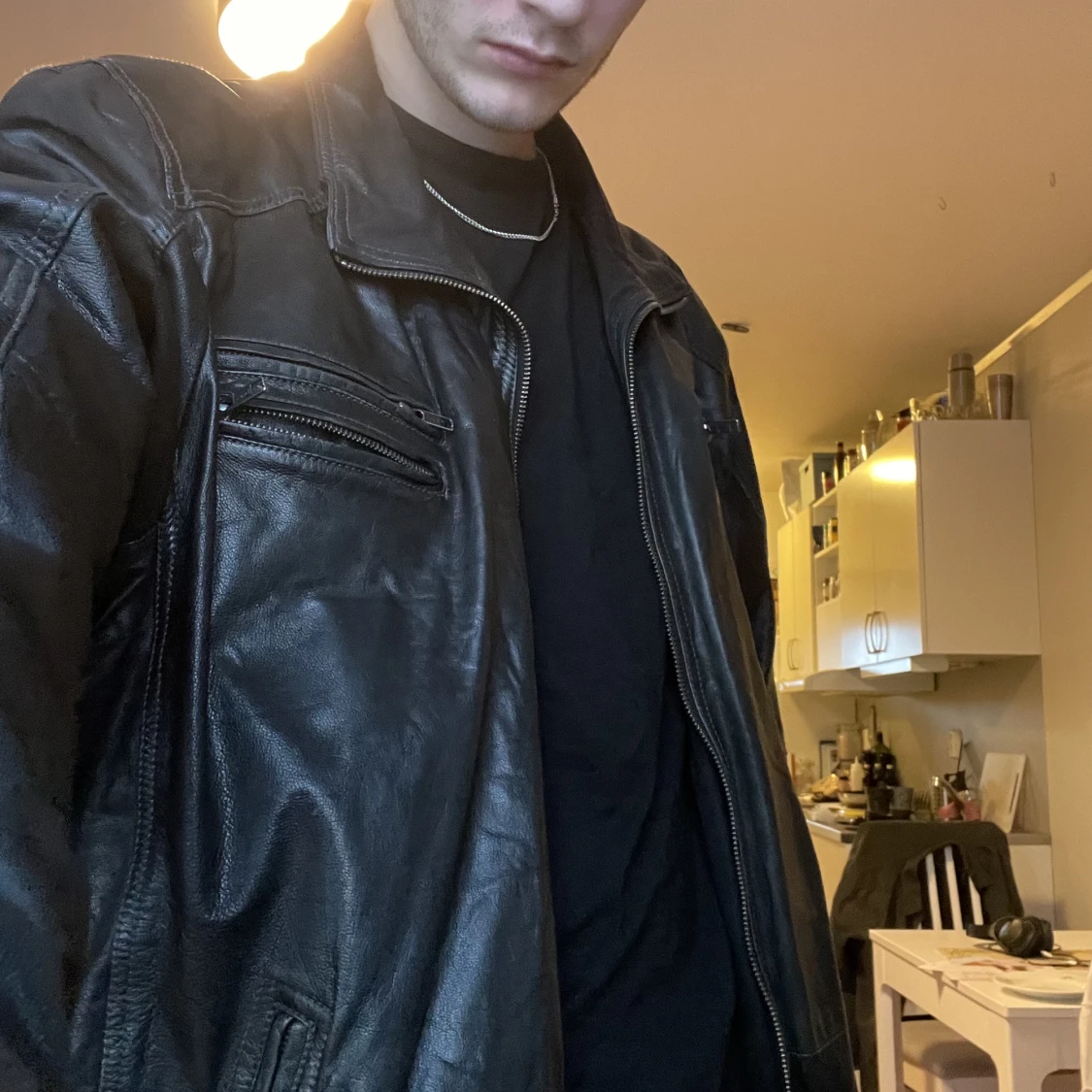 Retro skinnjacka - 91