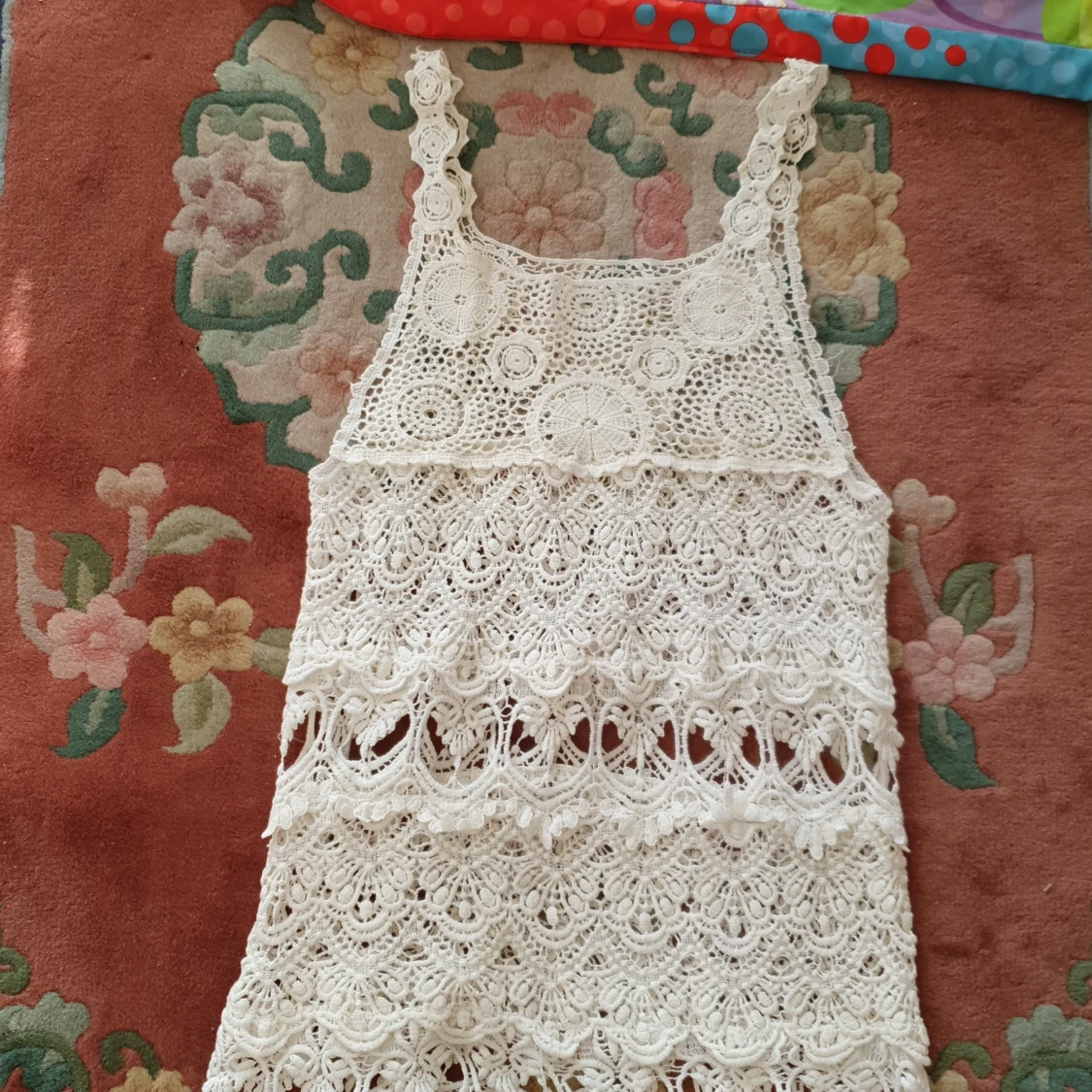 Super fin virkat klänning  - 90