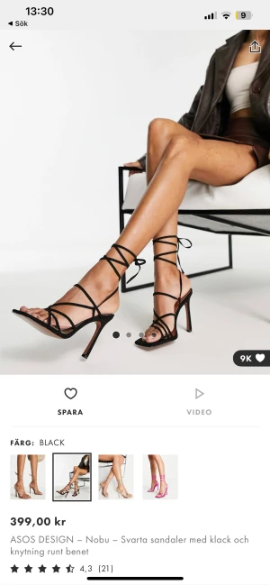 Klackar  - Säljer oanvända klackar från ASOS:) köpta för 399kr